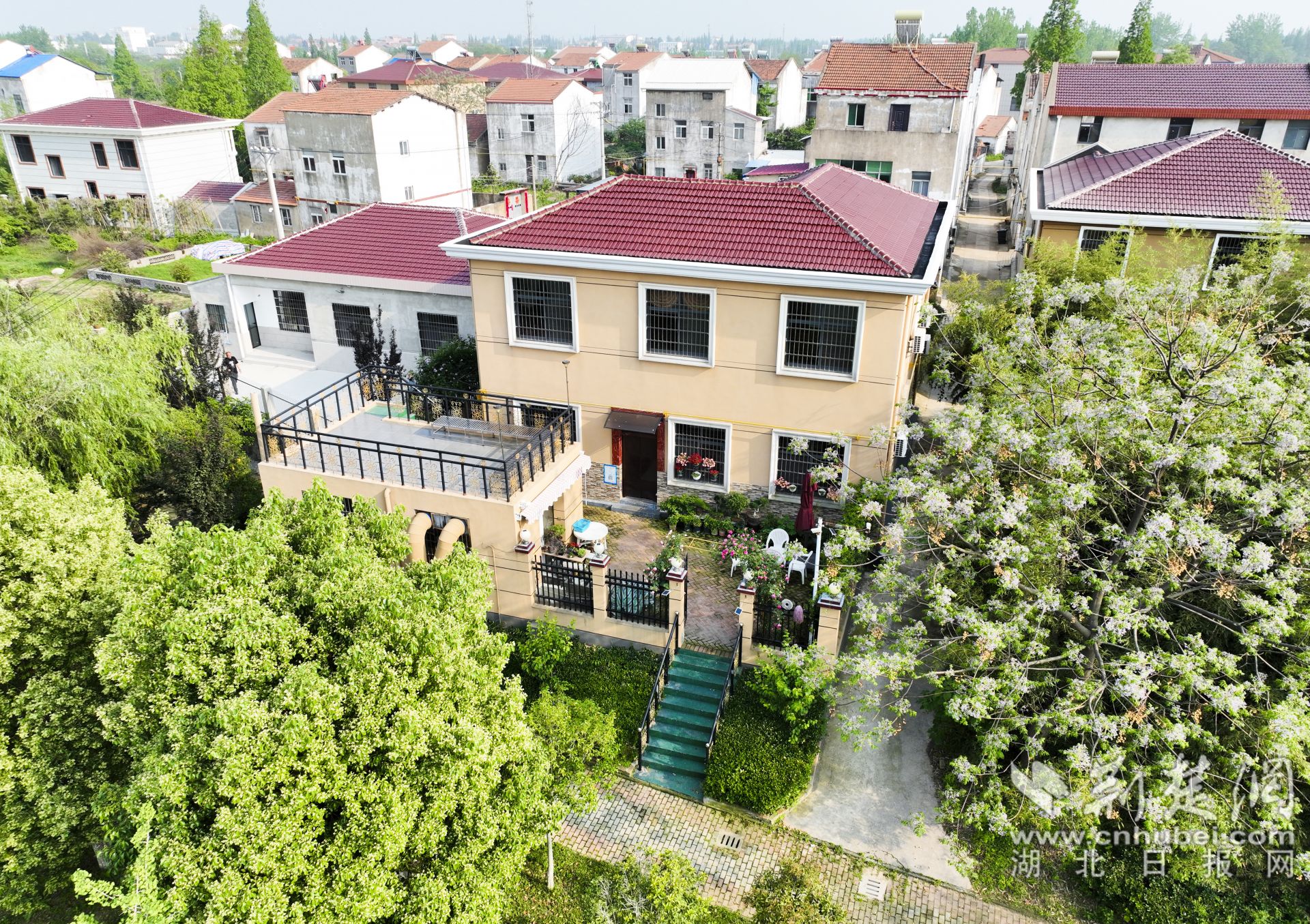 西王村村民王偉因地制宜，把房前屋后改造成別致小院，還開起了農(nóng)家樂。1.jpg.jpg