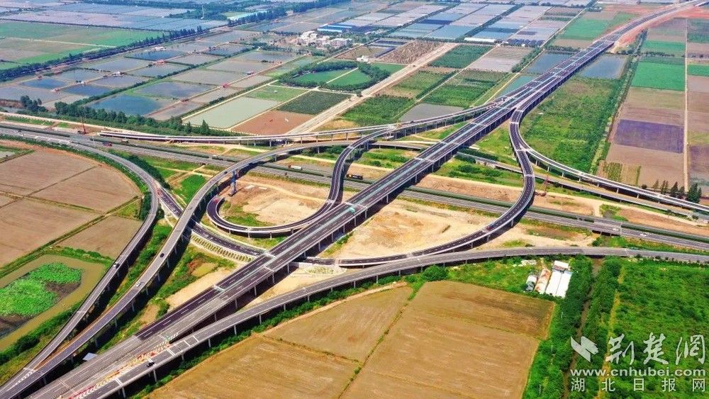 硚孝高速二期工程02。來源：湖北日?qǐng)?bào).jpg.jpg